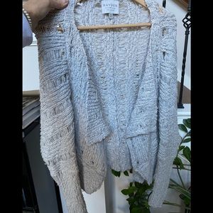Gray Hayden knit sweater size S/M